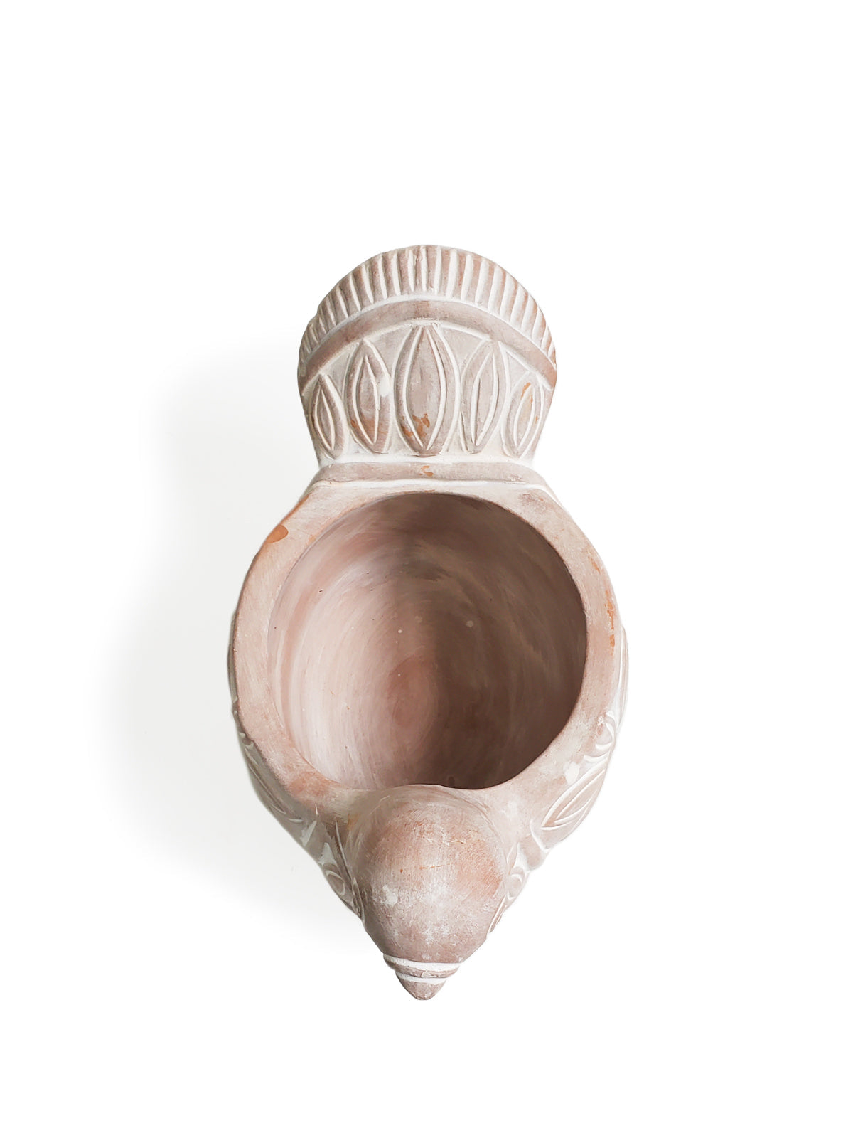 Handmade Spotted Dove Terracotta Planter