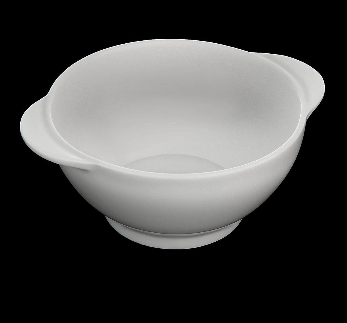 Porcelain Soup Bowl & Bamboo Serving Tray Set