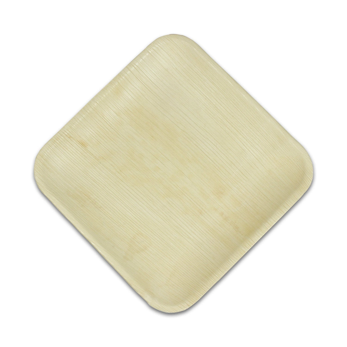 8-Inch Square Areca Palm Leaf Plates – 25, 50 or 100 Pack