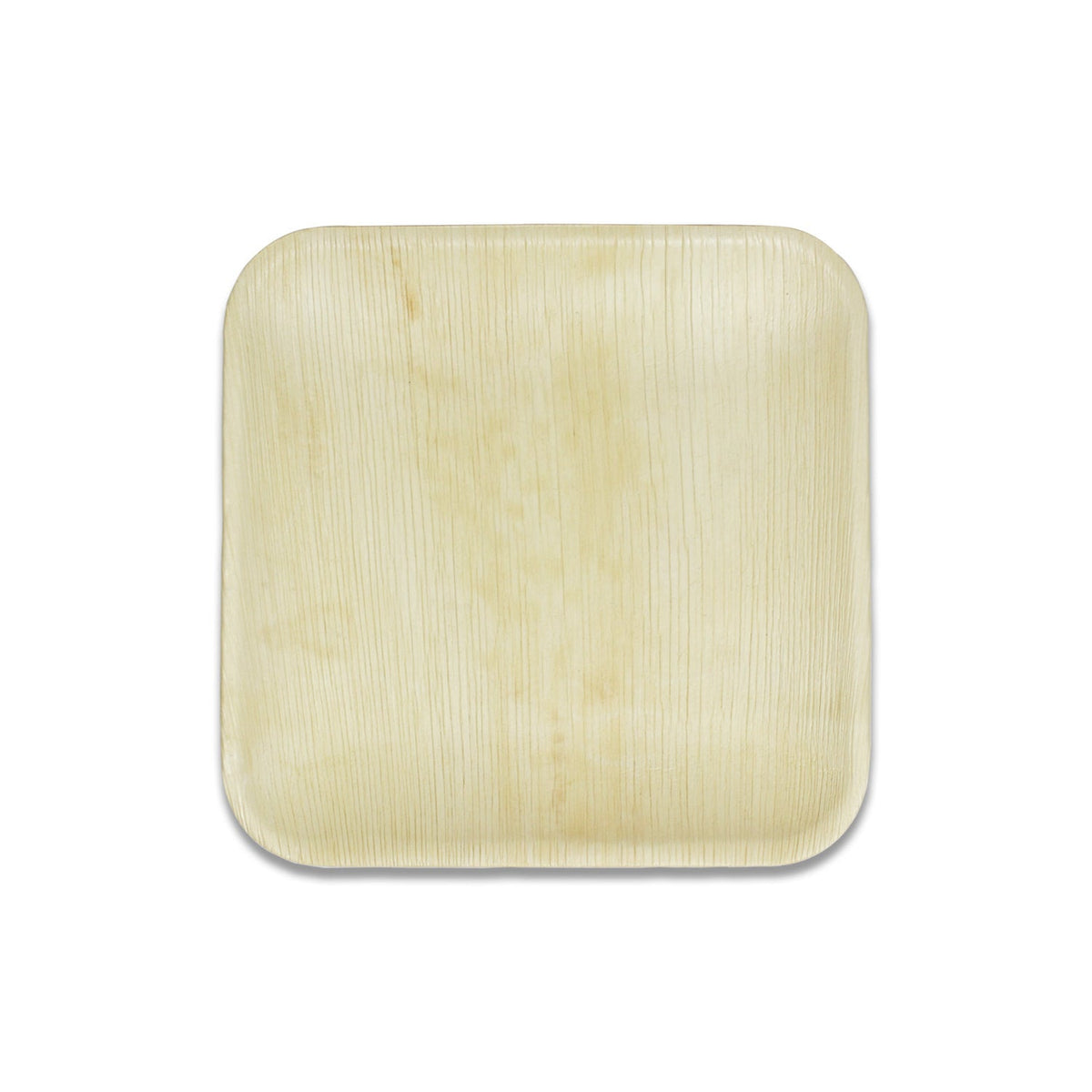 8-Inch Square Areca Palm Leaf Plates – 25, 50 or 100 Pack