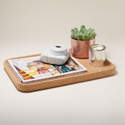 Rectangular Upcycled Cork Serving & Display Tray